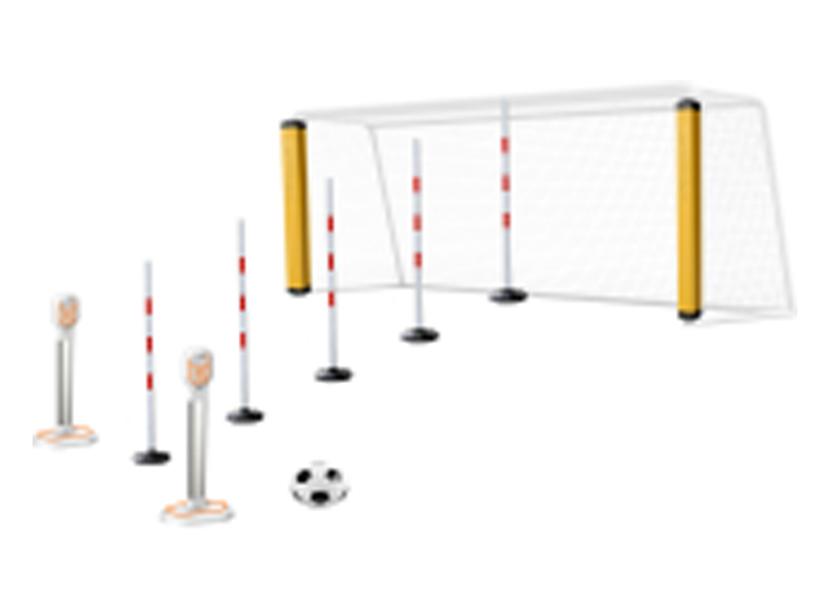 足球绕杆运球测试仪